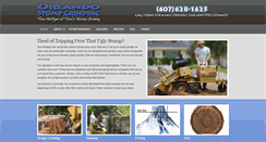 Desktop Screenshot of orlandostumpgrinding.com